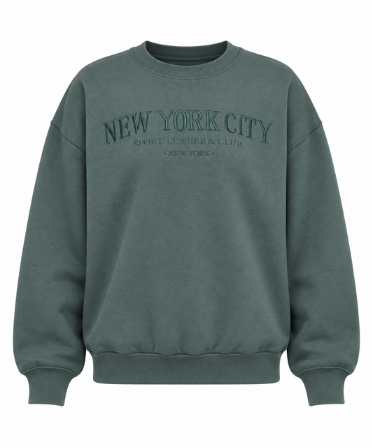 NYC Embroidered Pullover