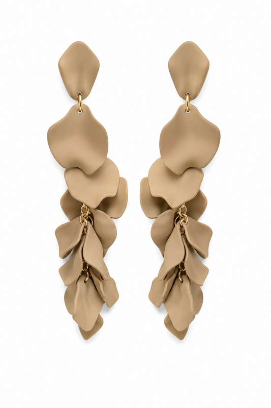 Petal Floral Cascade Earring