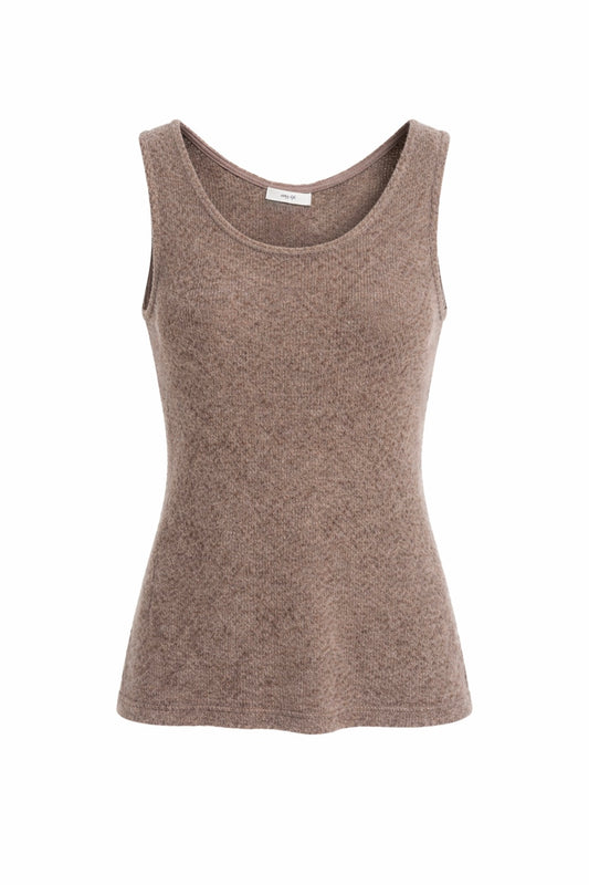 Brown Cozy Knit Top