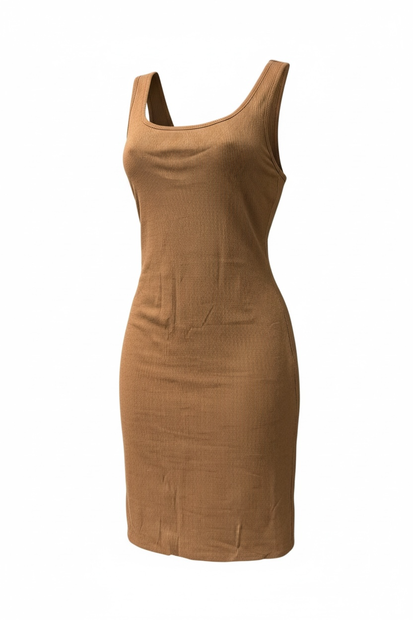 Ribbed Tank Dress