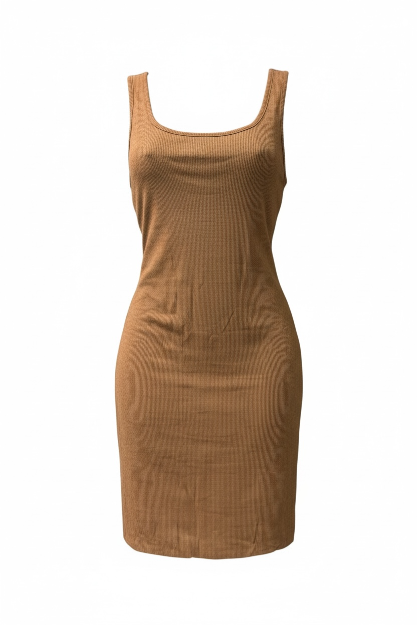 Ribbed Tank Dress