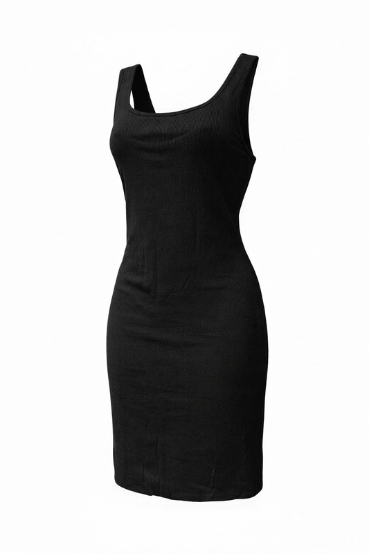 Ribbed Tank Dress