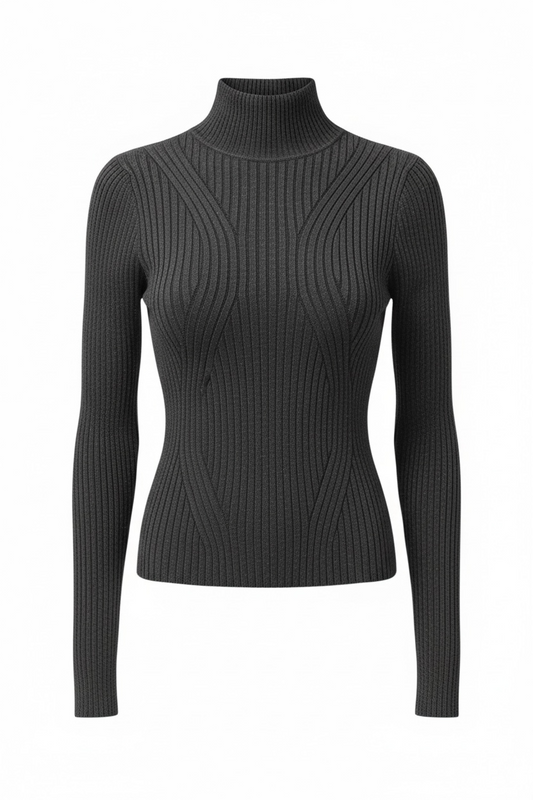 Knit Mock Neck Sweater
