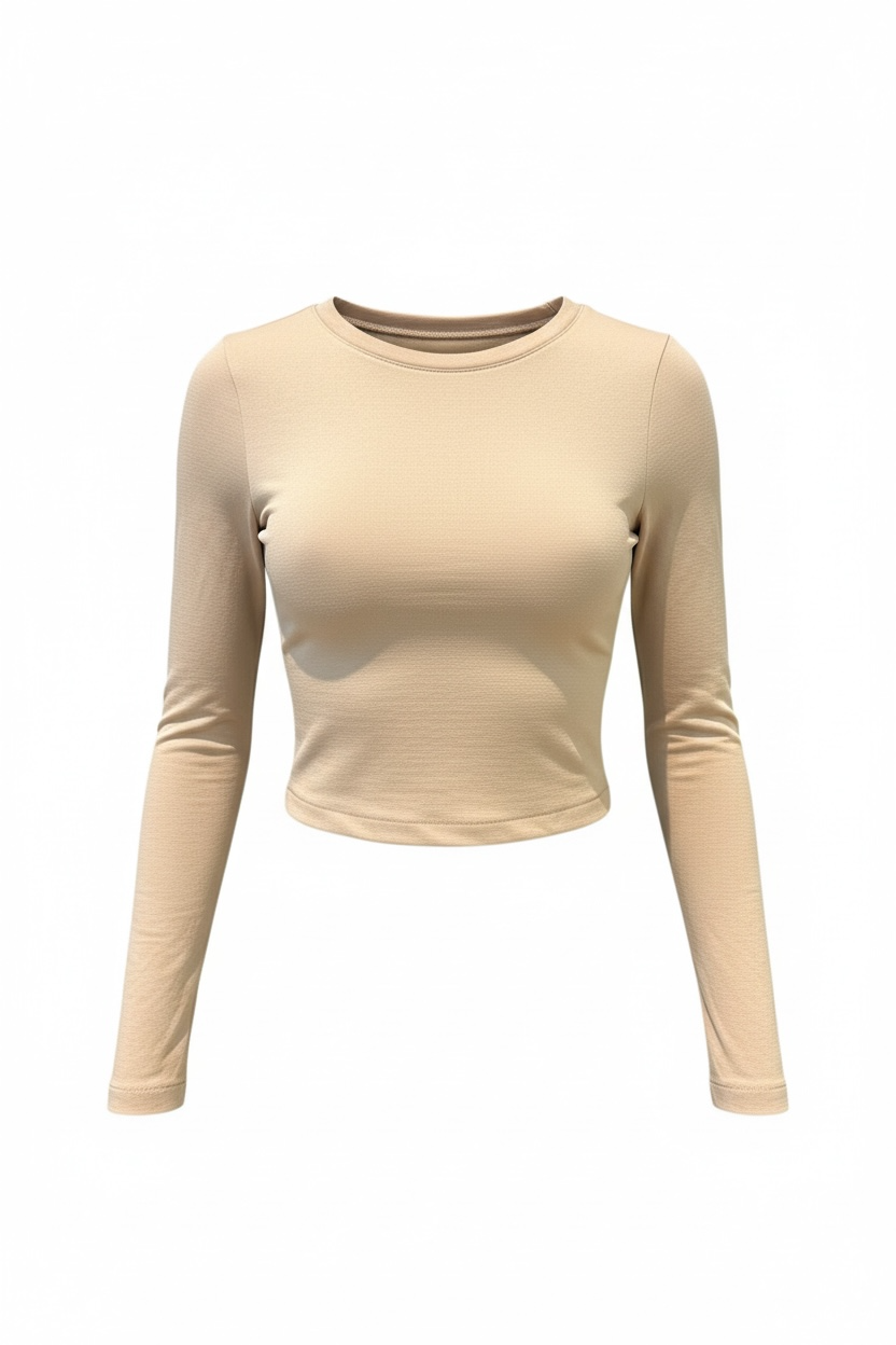 Fur Lined Crop Long Sleeve