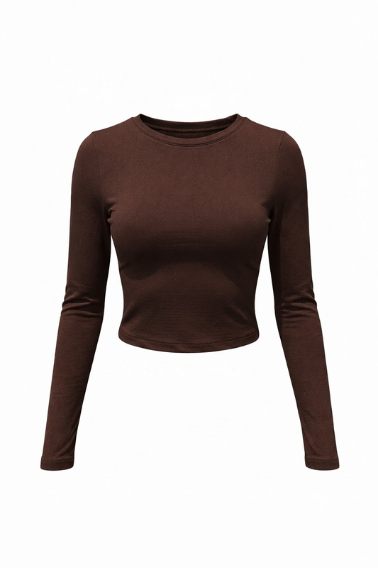 Fur Lined Crop Long Sleeve