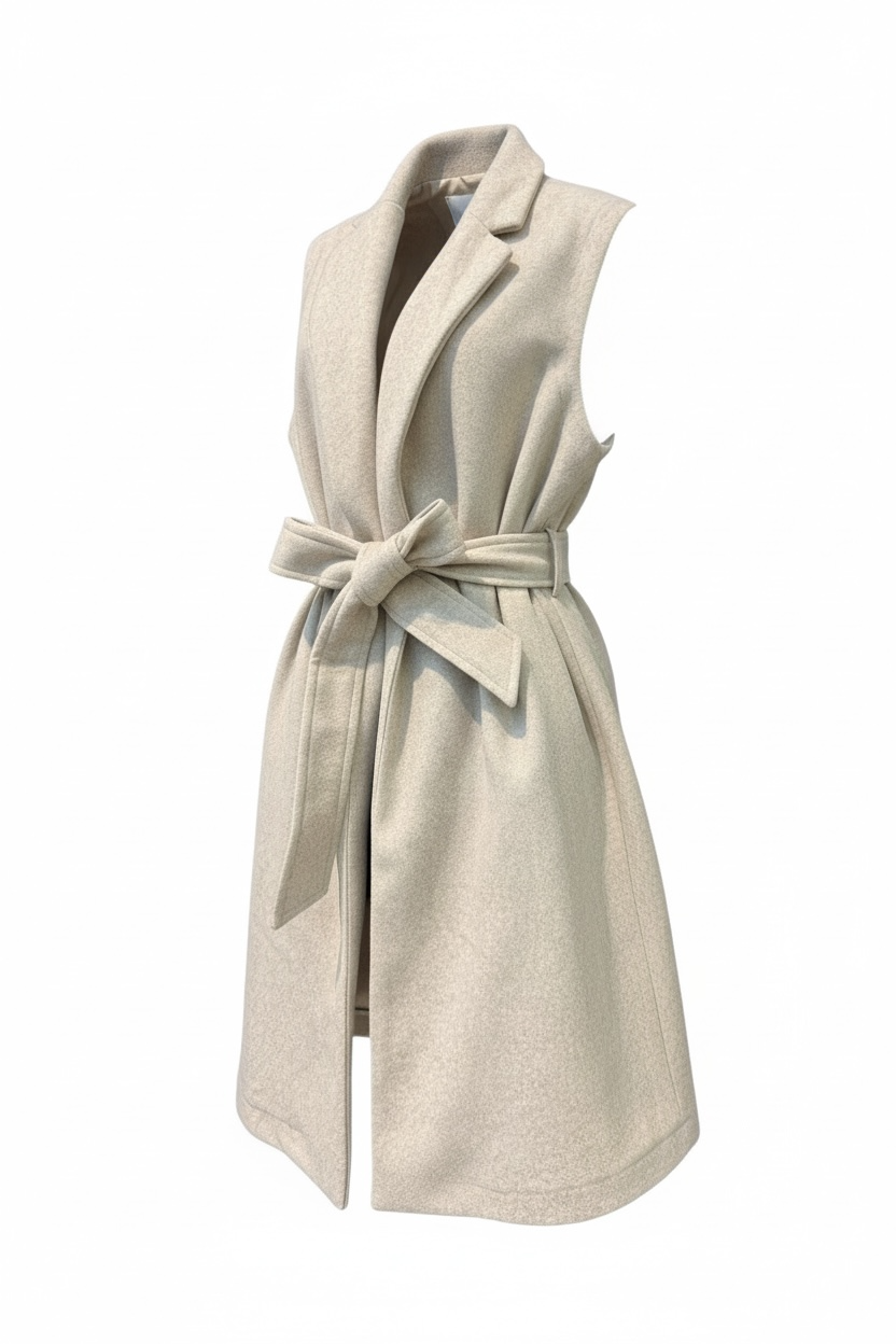 Thick Felt Tie Vest
