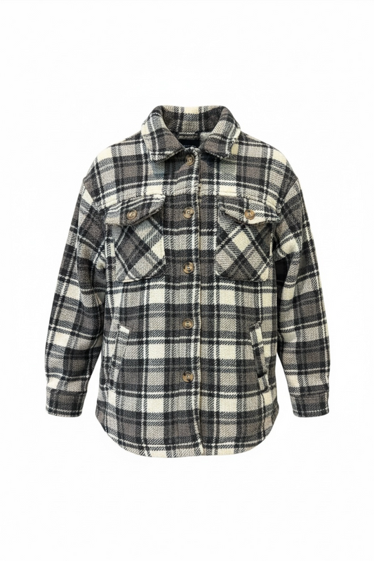 Plaid Sherpa Shacket