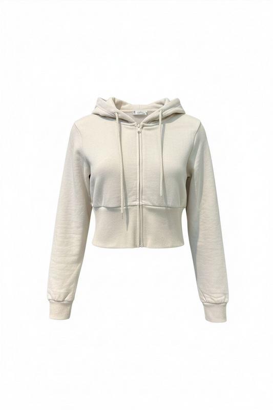 Basic Fleece Zip Hoodie