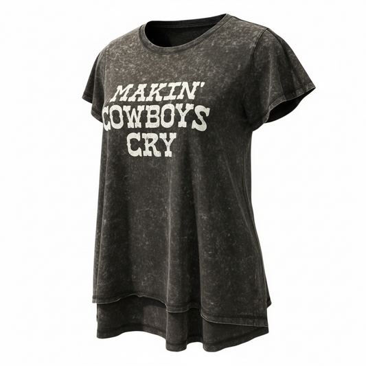 Makin Cowboys Cry T-Shirt Dress