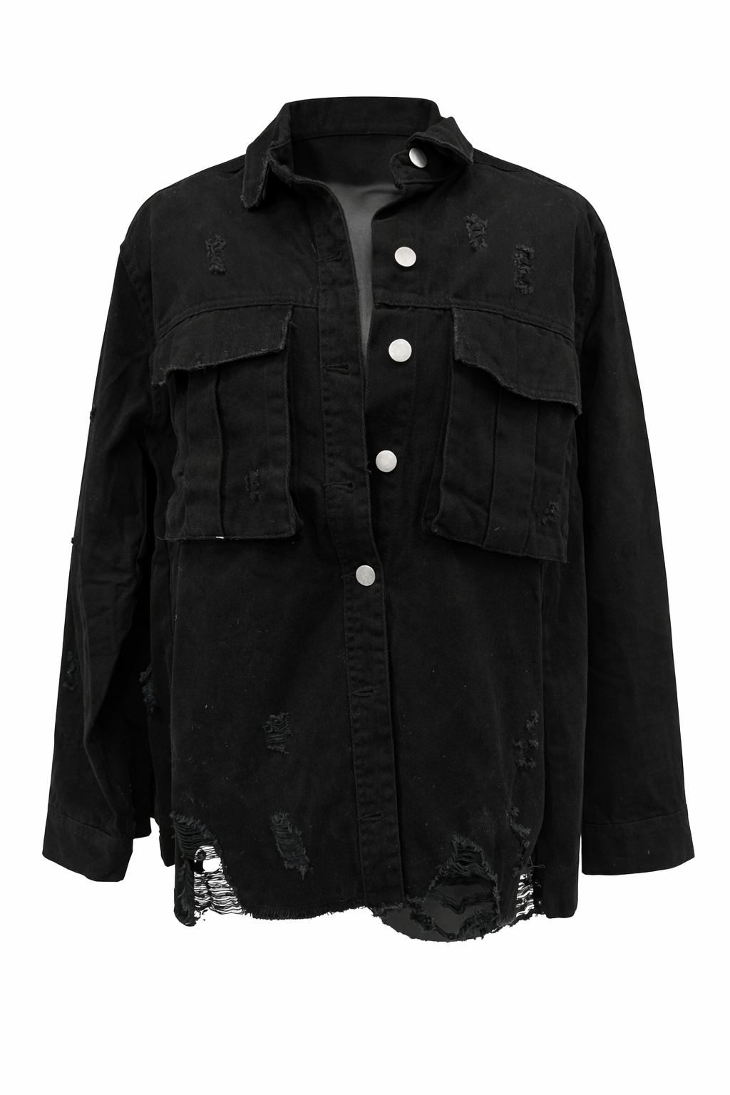 Distressed Jean Jacket