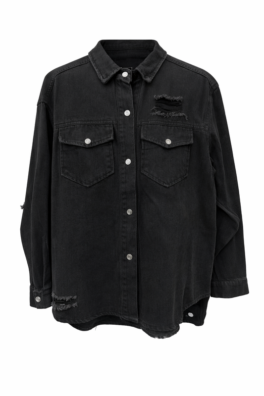 Washed Black Jean Jacket