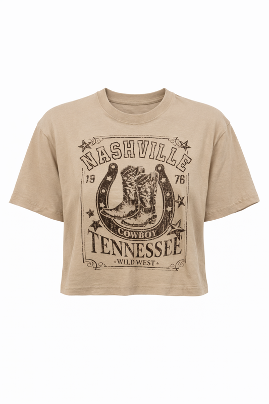 Nashville Western Crop T-Shirt