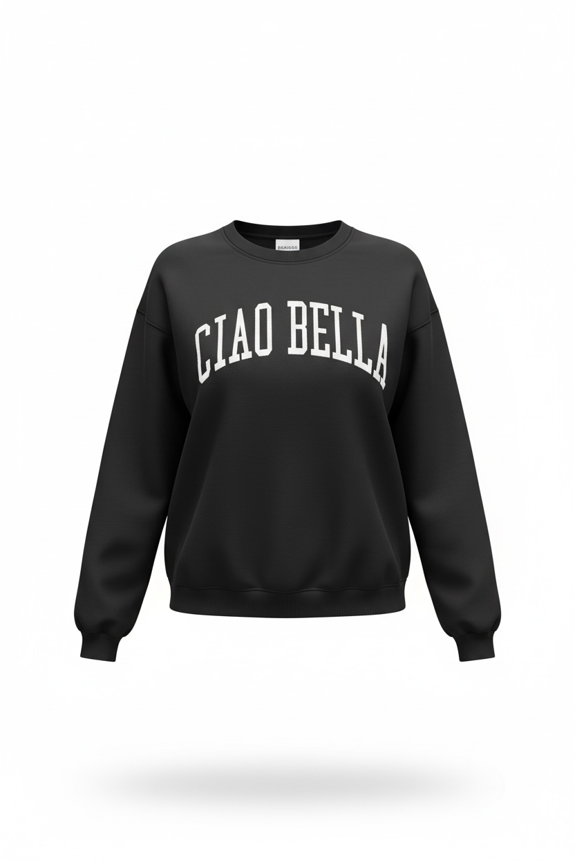 Ciao Bella Embroidered Pullover