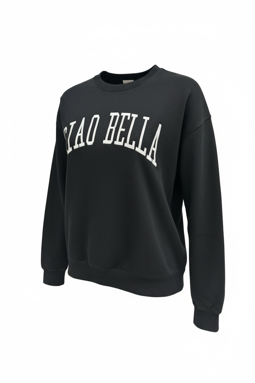 Ciao Bella Embroidered Pullover