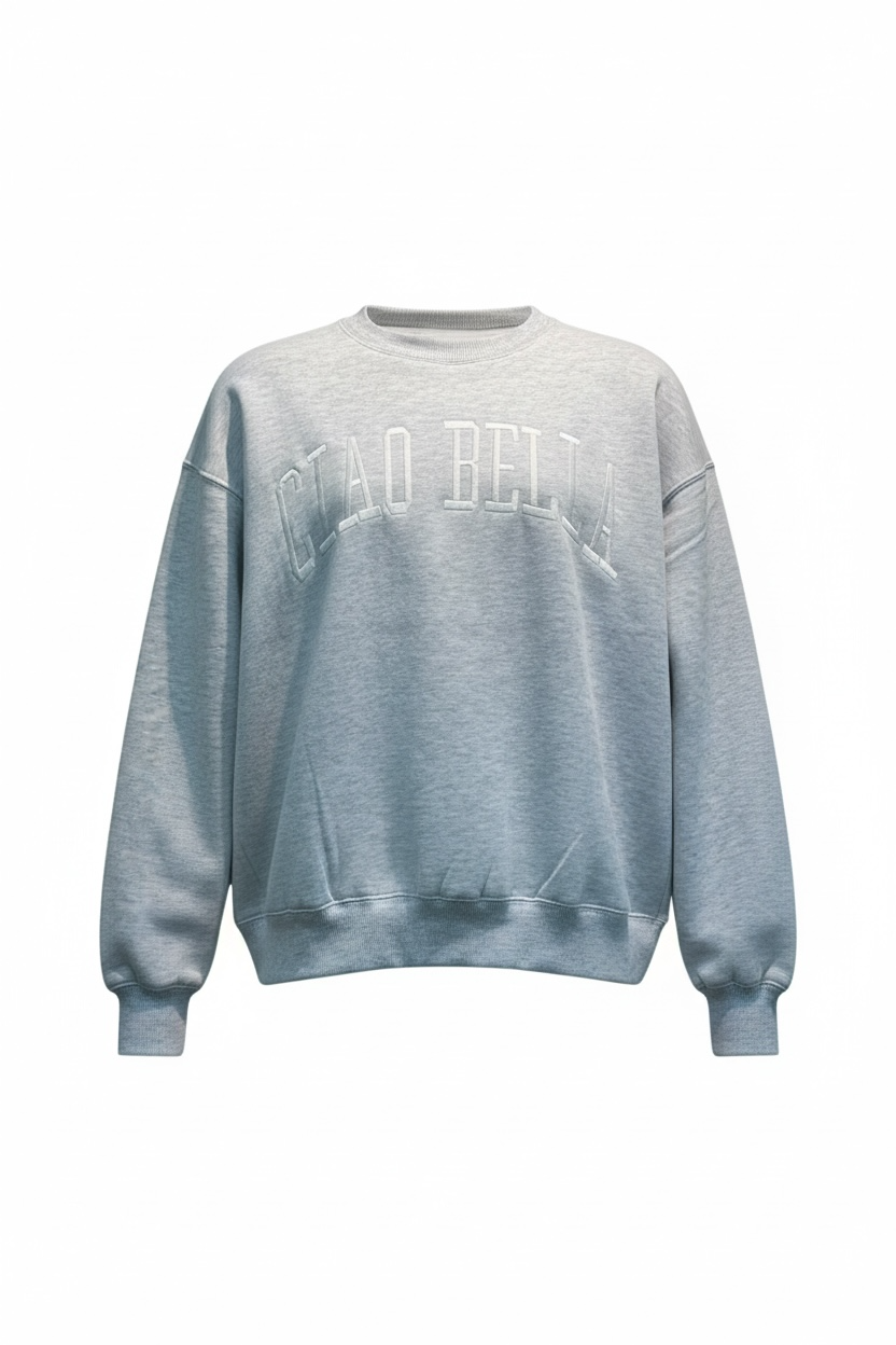 Ciao Bella Embroidered Pullover