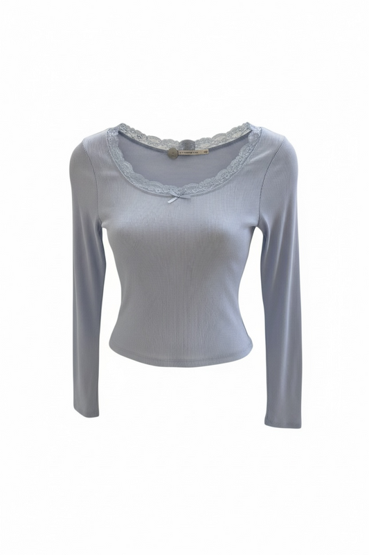 Lace top Basic Long Sleeve