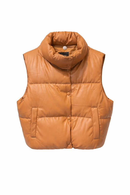 Vegan Leather Vest
