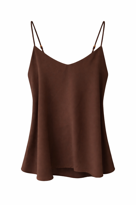 Loose Criss-Cross Chiffon Tank