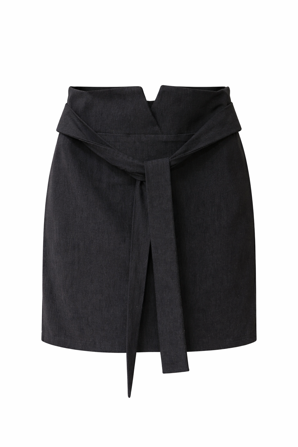 Waist Tie Bengaline Skirt