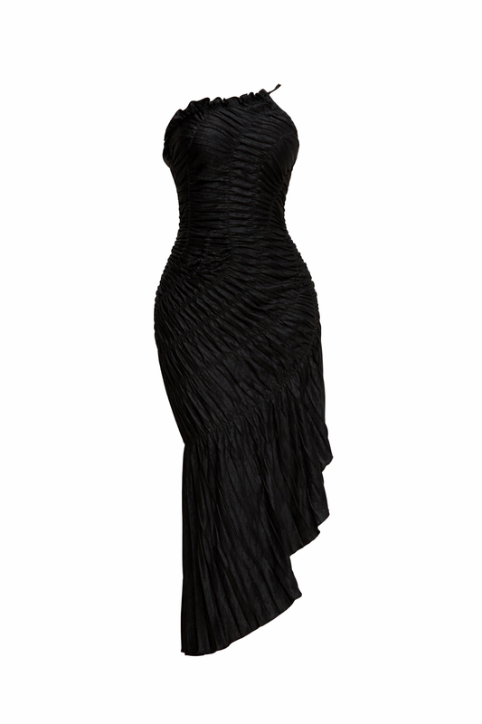 Silk Scrunch Mermaid Dress